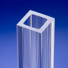 Clear fused quartz square glass tube